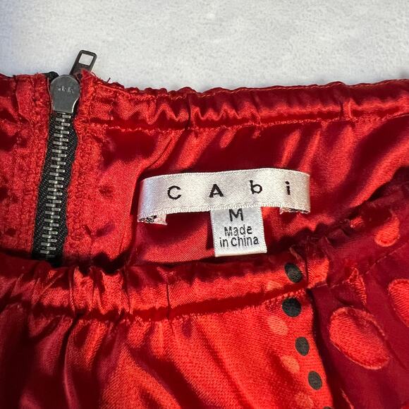 CAbi Crewneck Sleeveless Geometric Print Silk Blend Tunic Size M Style # 154 - Picture 6 of 12